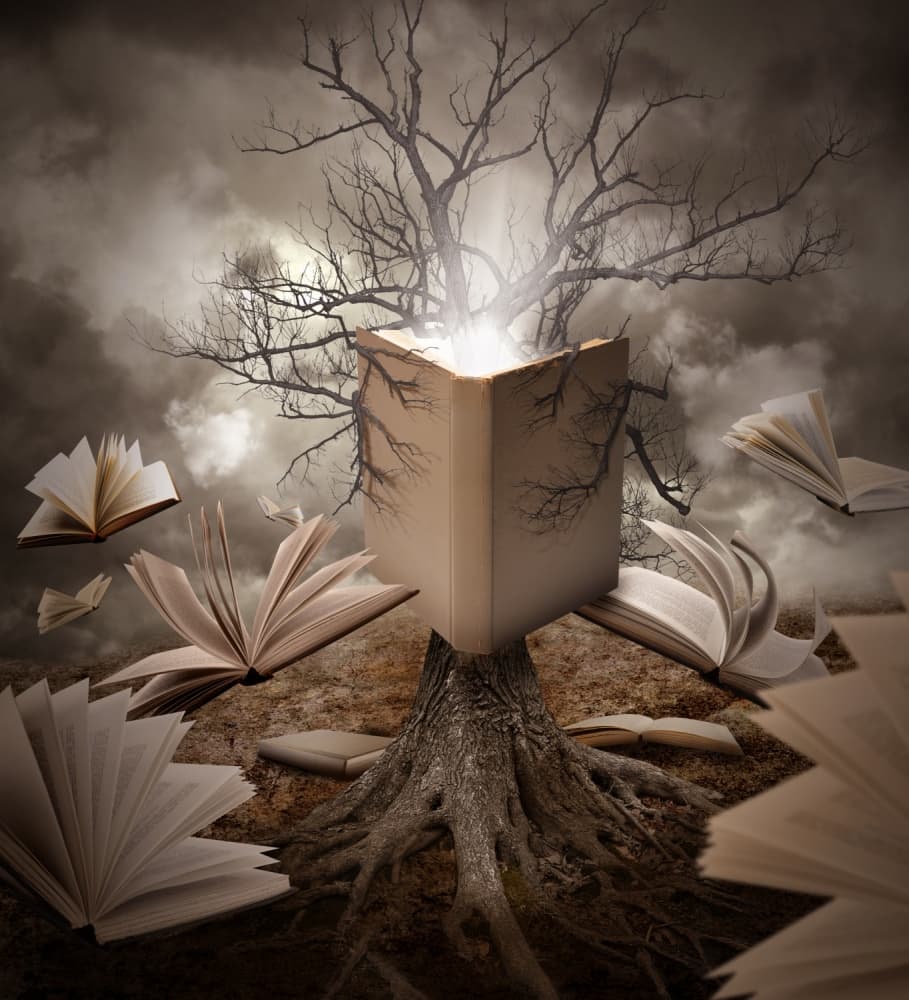 Tree of Knowledge by Angela Waye — canvas wall art