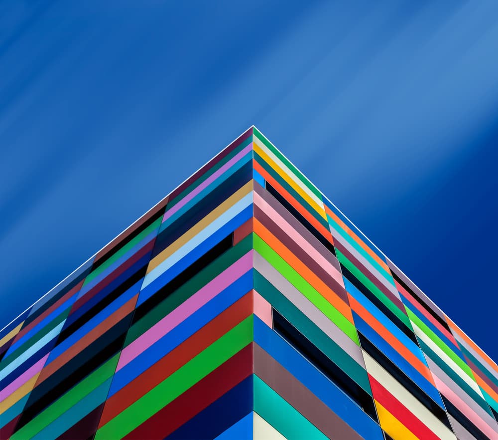 Color Pyramid by Alfonso Novillo — canvas wall art