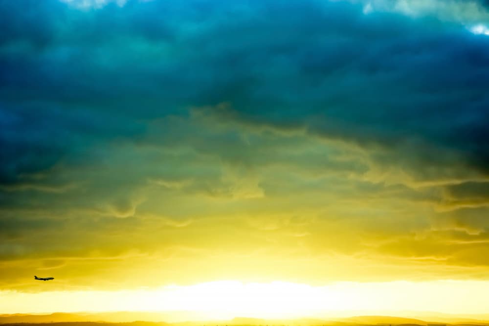 Vibrant Sunset Flight by Tal Paz-Fridman — canvas wall art