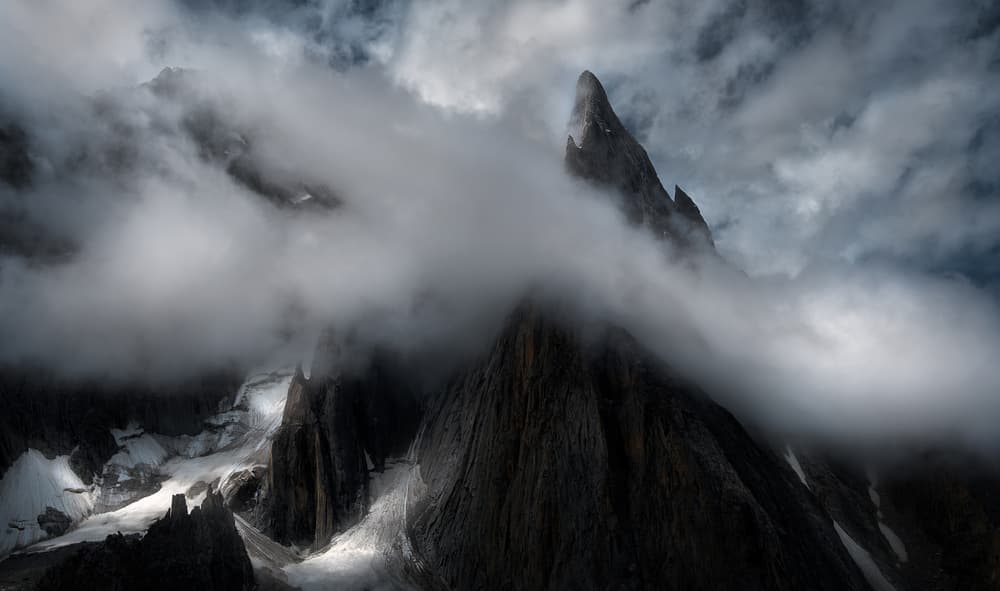 Dramatic Cloud Peaks by FEI SHI — canvas wall art
