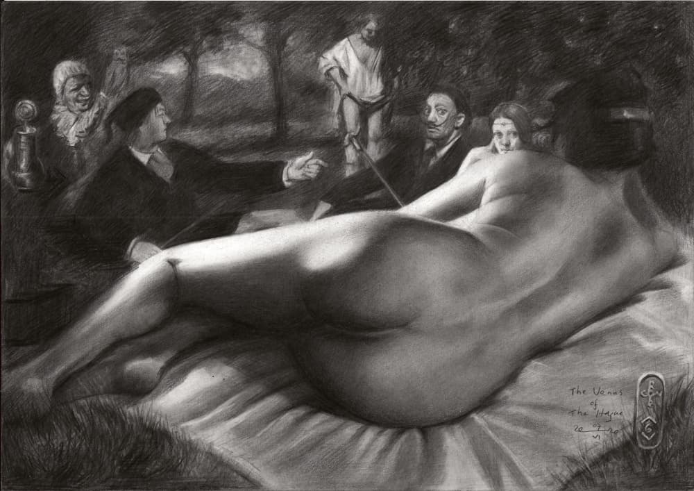 The Venus of the Hague - 07-06-20 by Corné Akkers — canvas wall art