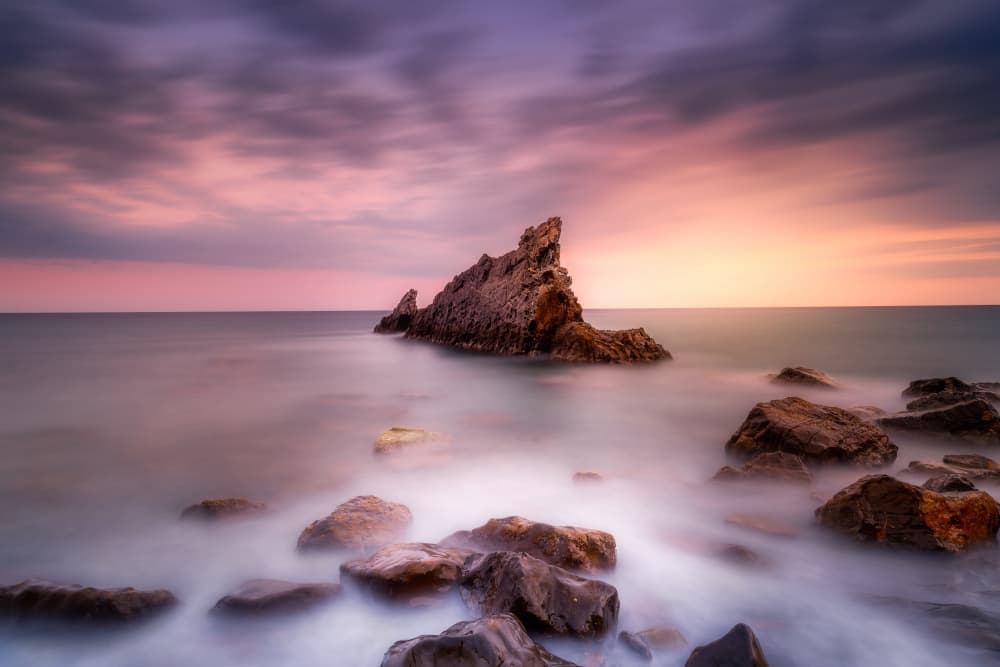 Dreamy Ocean Twilight by Cristiano Giani — canvas wall art