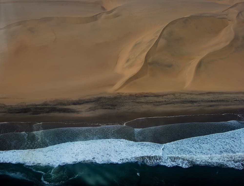 Desert Dunes Ocean Coast by Luis Câmara — canvas wall art