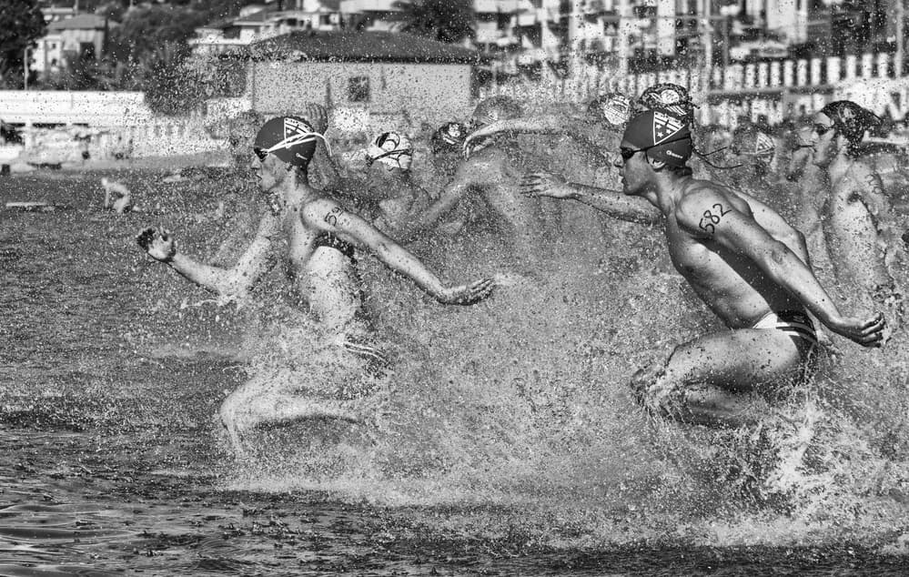 Race Day Splash by Domenico Montemagno — canvas wall art