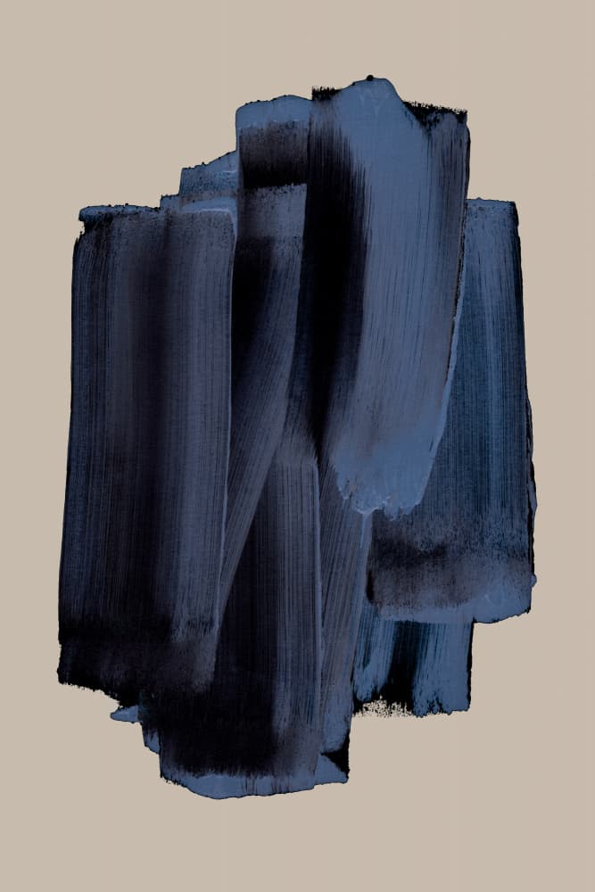 Abstract Brush Strokes 58 by Mareike Böhmer — canvas wall art