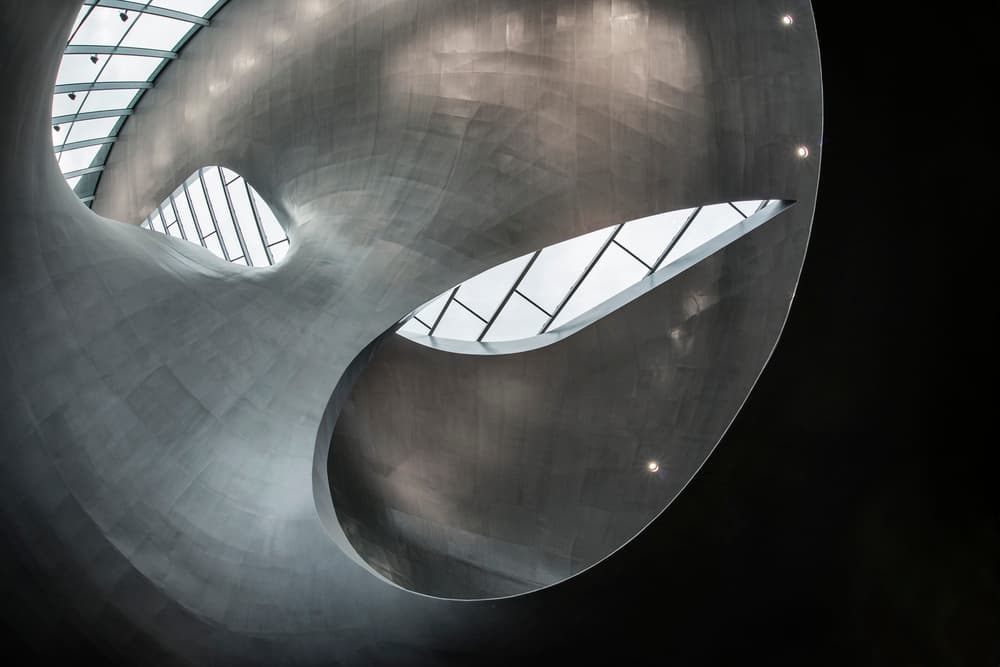 Abstract Curved Architecture by Gerard Jonkman — canvas wall art