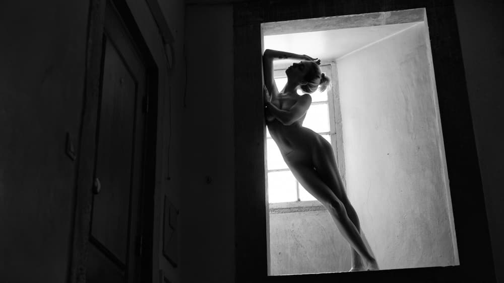Elegant Nude Silhouette by Josefina Melo — canvas wall art