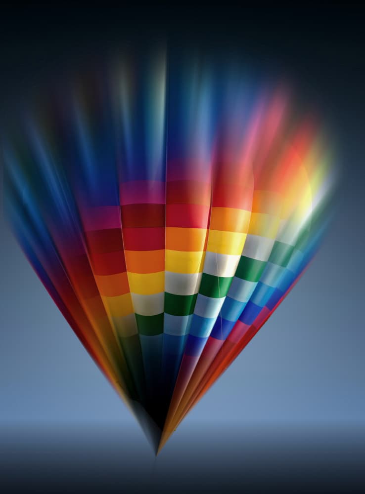 Vibrant Color Spectrum by Erhard Batzdorf — canvas wall art