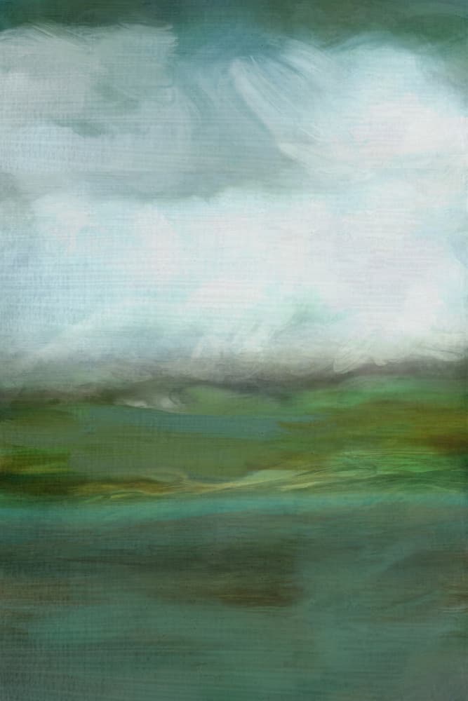 Serene Abstract Landscape by cartissi — canvas wall art