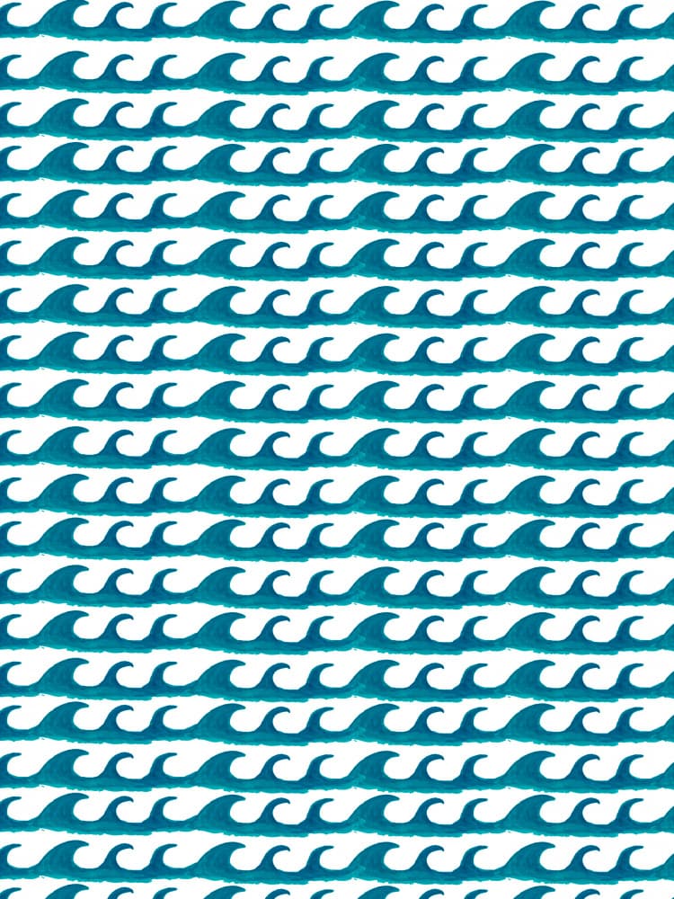Ocean Wave Pattern by Elizabeth C — canvas wall art