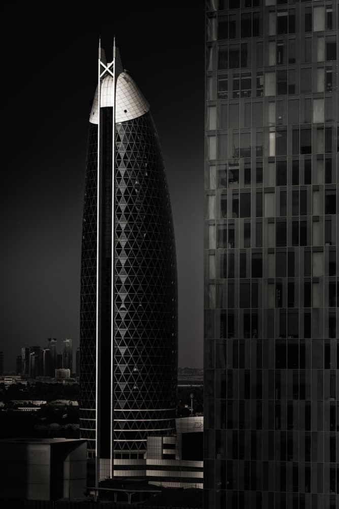 Modern City Towers by Jobin Mathew — canvas wall art