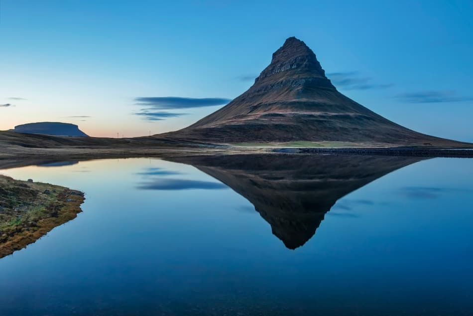 Serene Mountain Reflection by Bragi Ingibergsson - BRIN — canvas wall art