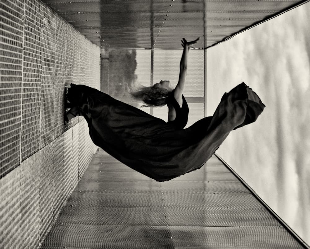 Floating Dancer Hallway by Mihai Bogdan R — canvas wall art