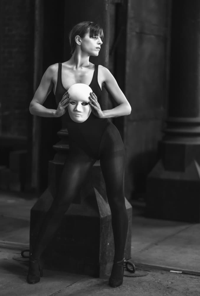 Mysterious Dance Pose by Colin Dixon — canvas wall art