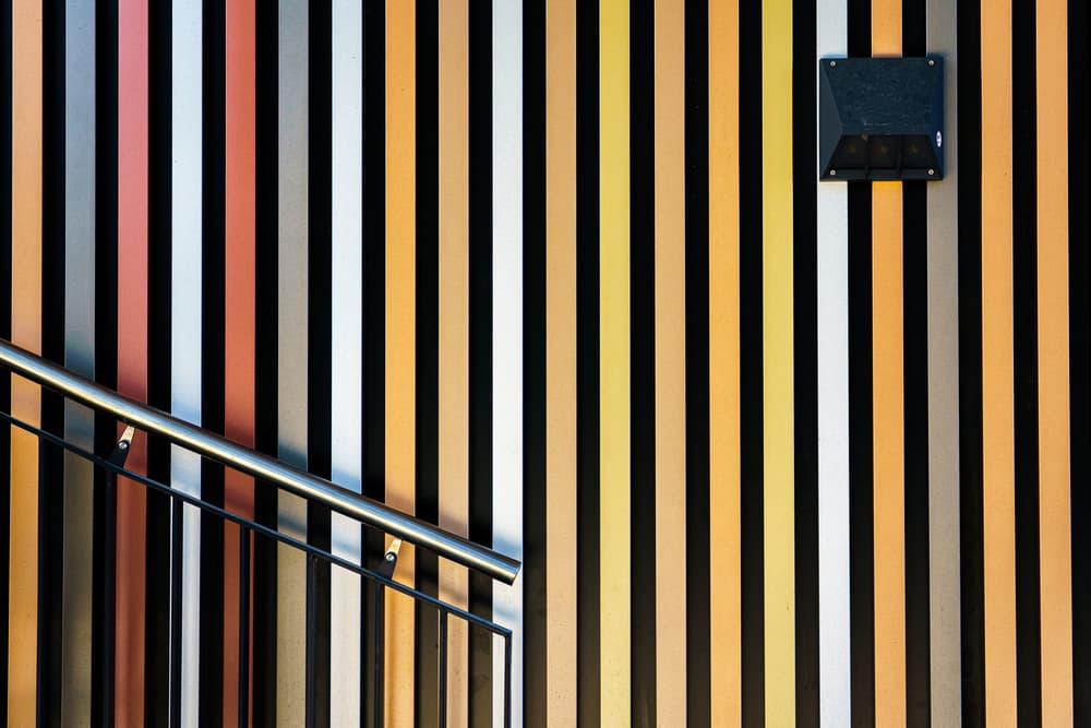 Colorful Vertical Stripes by Dieter Reichelt — canvas wall art