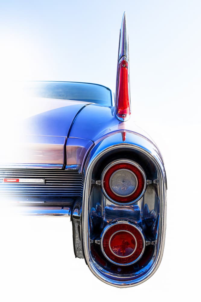 Vintage Purple Taillight by Ute Jackisch — canvas wall art