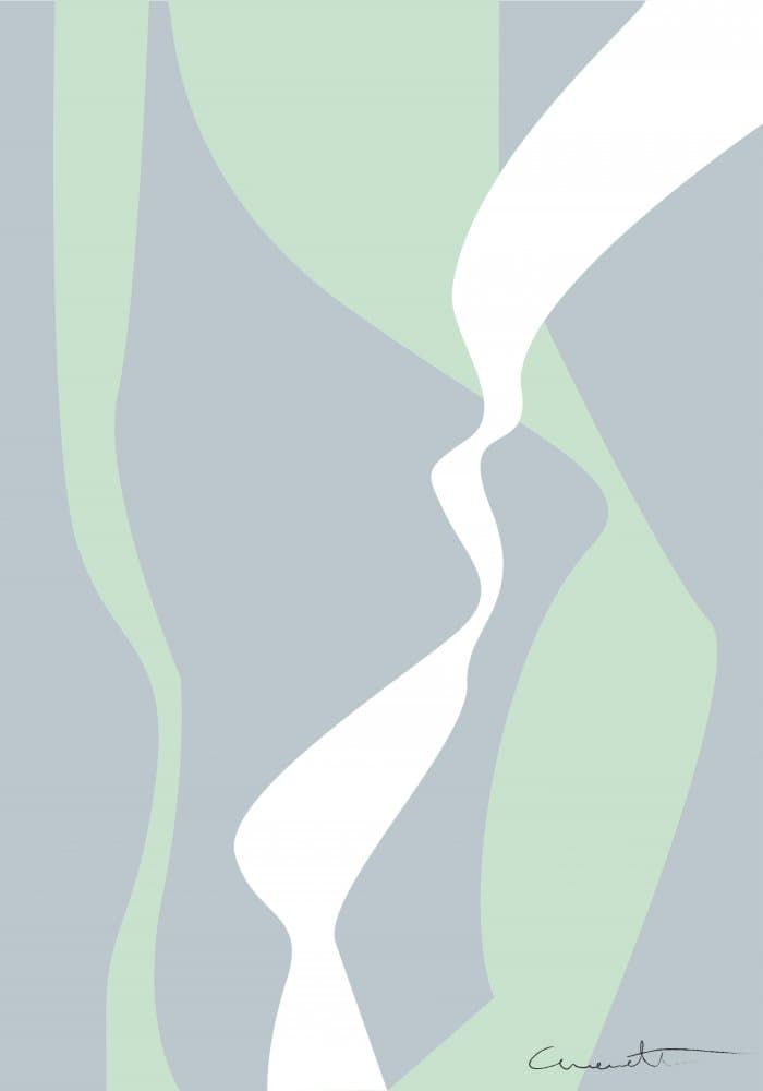 Fluid Abstract Curves by Pictufy Studio II — canvas wall art