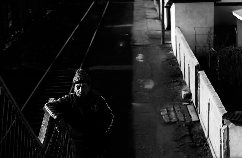 Gritty Urban Portrait by Julien Oncete — canvas wall art