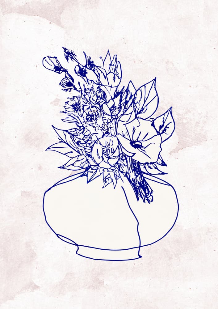 Floralineno11 by Treechild — canvas wall art