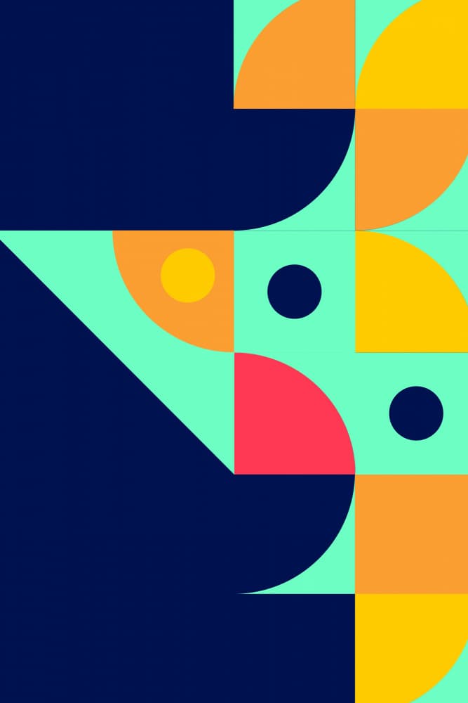 Vibrant Geometric Toucan by jay stanley — canvas wall art
