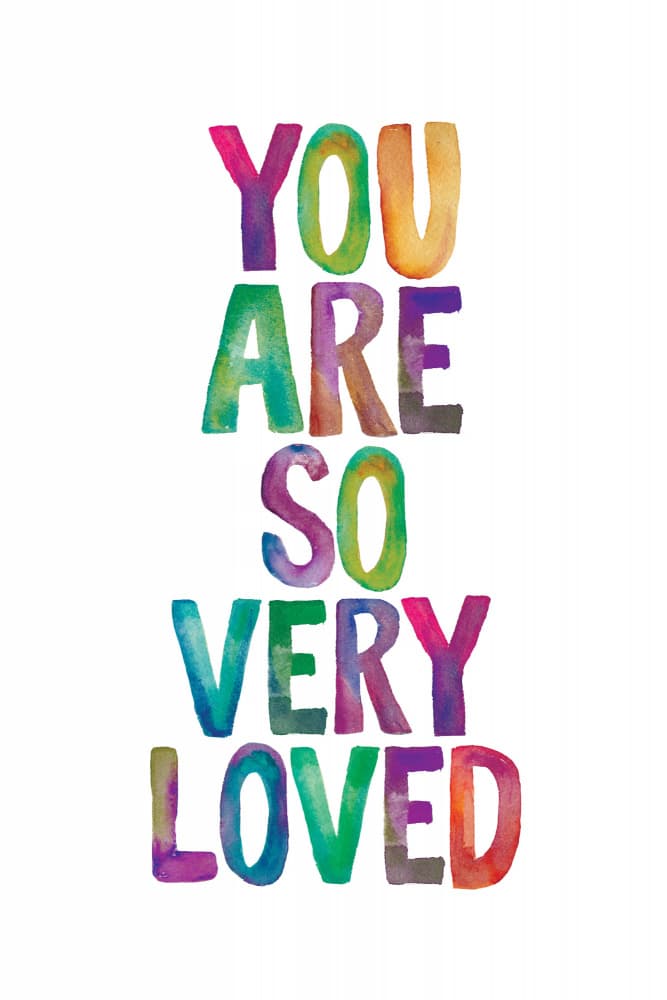 So Very Loved Quote by Brett Wilson — canvas wall art