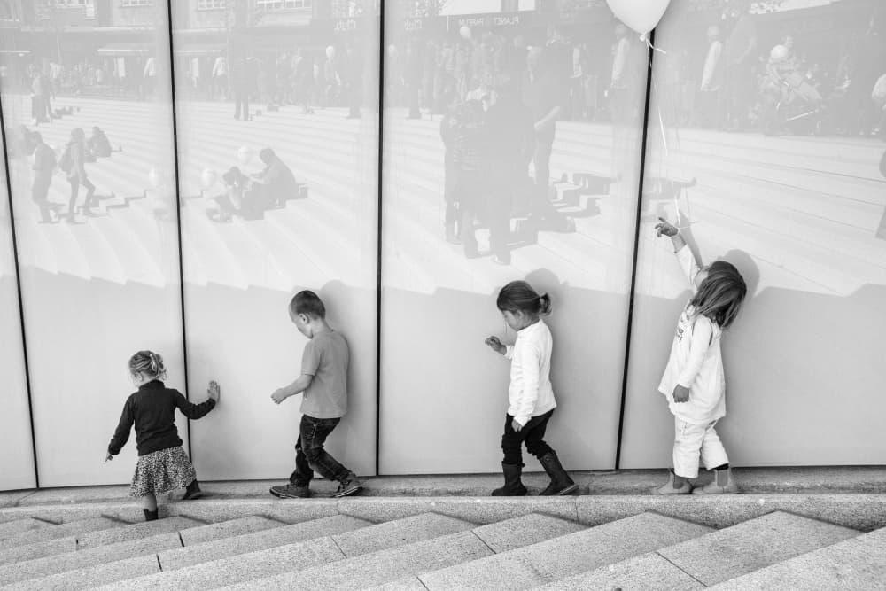 Reflections of Childhood by Michelle Degryse — canvas wall art