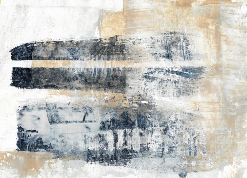 Abstract Muted Horizon by Annick — canvas wall art