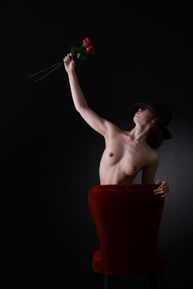 Entrust your dreams to roses by Tsutomu Sakamoto — canvas wall art