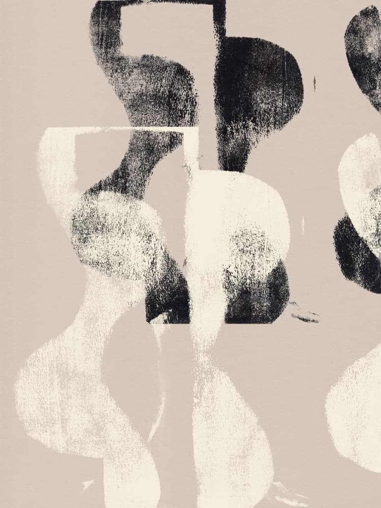Flowing Organic Forms by Dina Dankers — canvas wall art