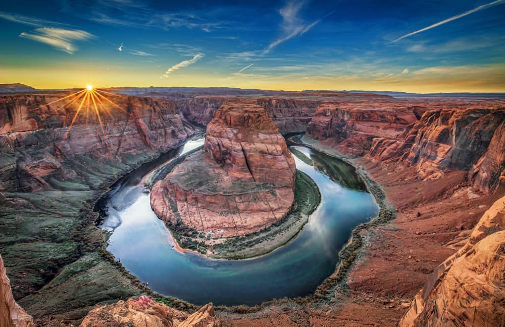 Horseshoe Bend Sunset by Jeffrey C. Sink — canvas wall art
