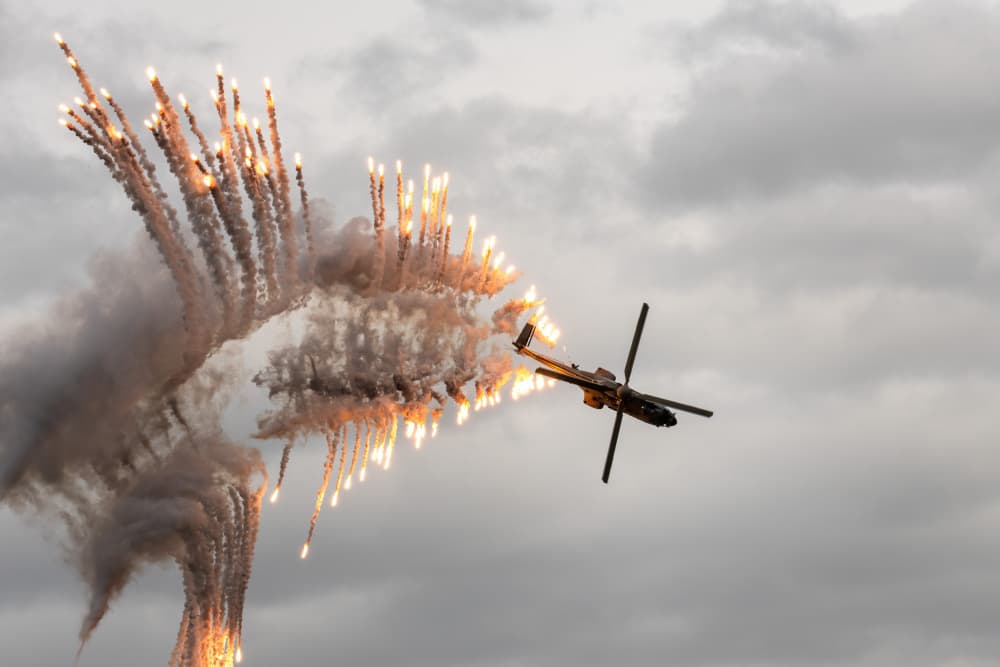 Dynamic Helicopter Display by Marco Galimberti — canvas wall art