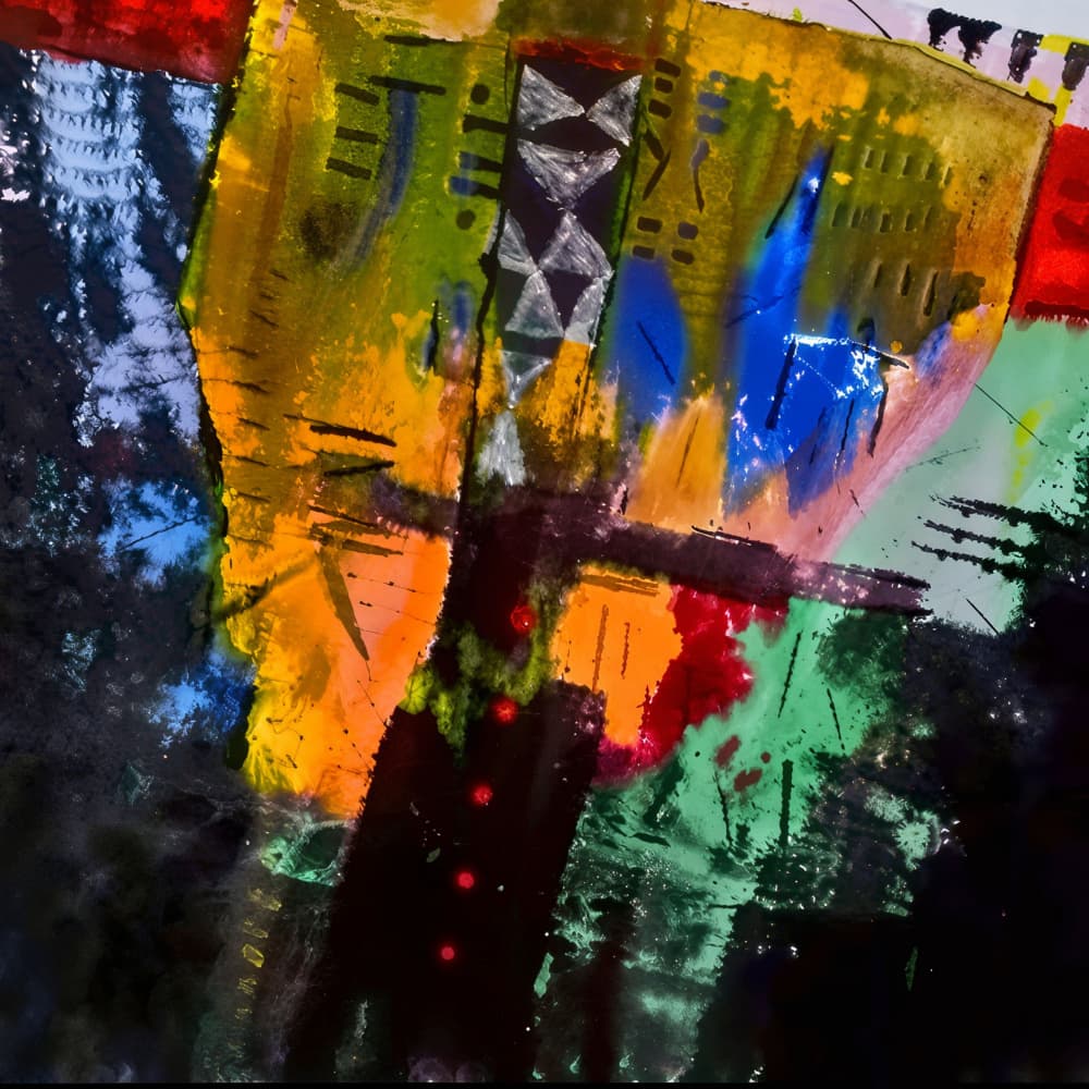 Abstract Urban Dynamics by Nico Phooko — canvas wall art