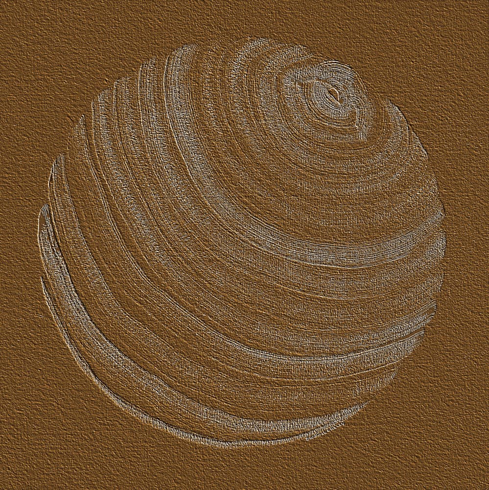 Textured Golden Swirl by Santhosh ch — canvas wall art
