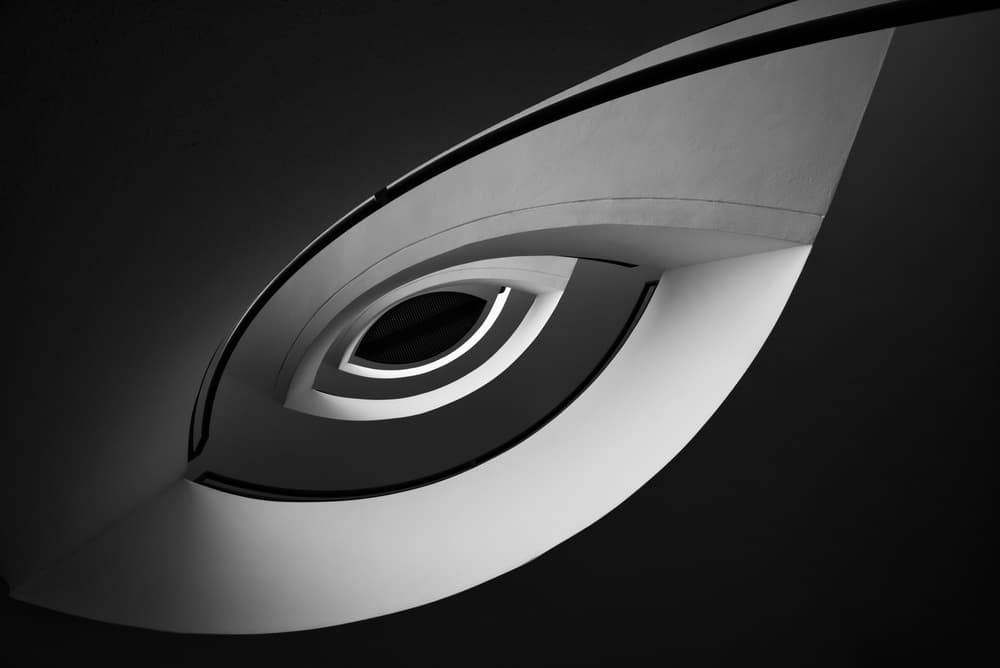 Abstract Architectural Eye by Mike Kreiten — canvas wall art