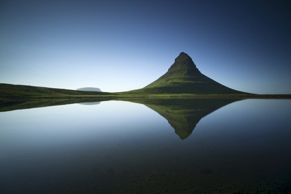 Serene Mountain Reflection by Raymond Hoffmann — canvas wall art
