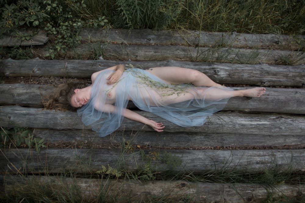 Ethereal Forest Nude by Alesia Mikhailova — canvas wall art