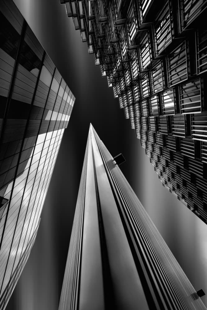 Modern Urban Towers by Olavo Azevedo — canvas wall art