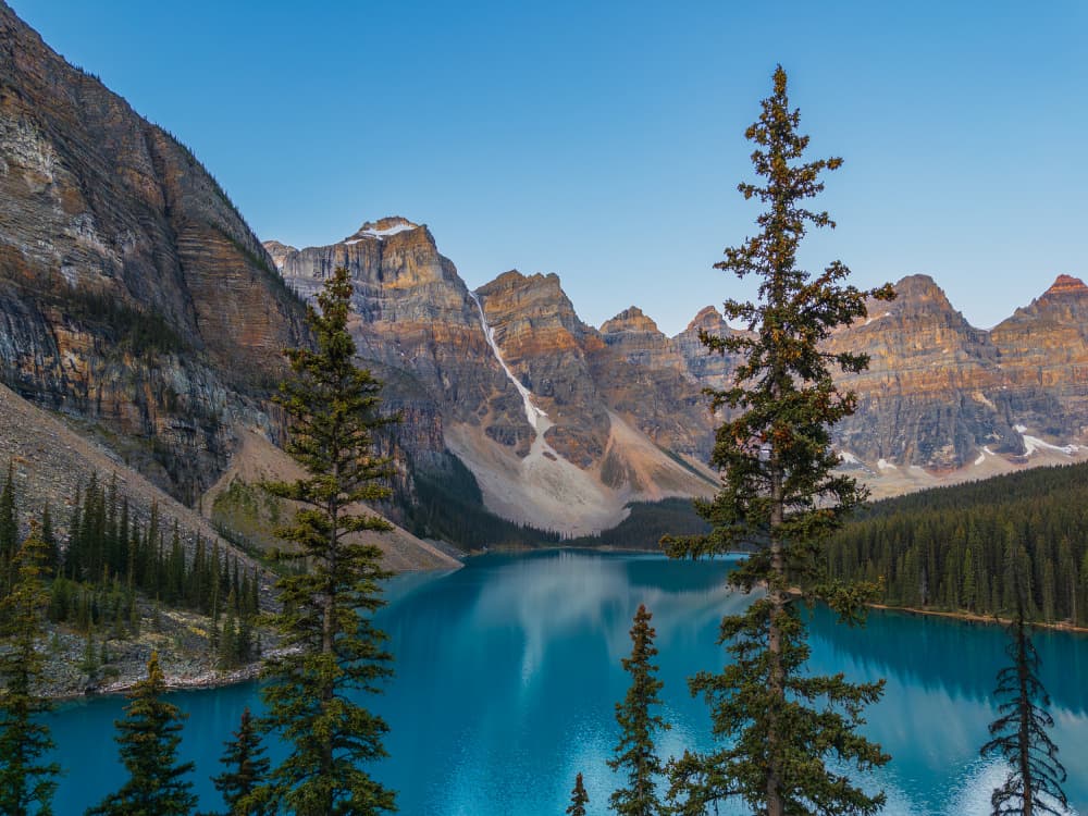 Moraine Lake Majesty by Ed Esposito — canvas wall art