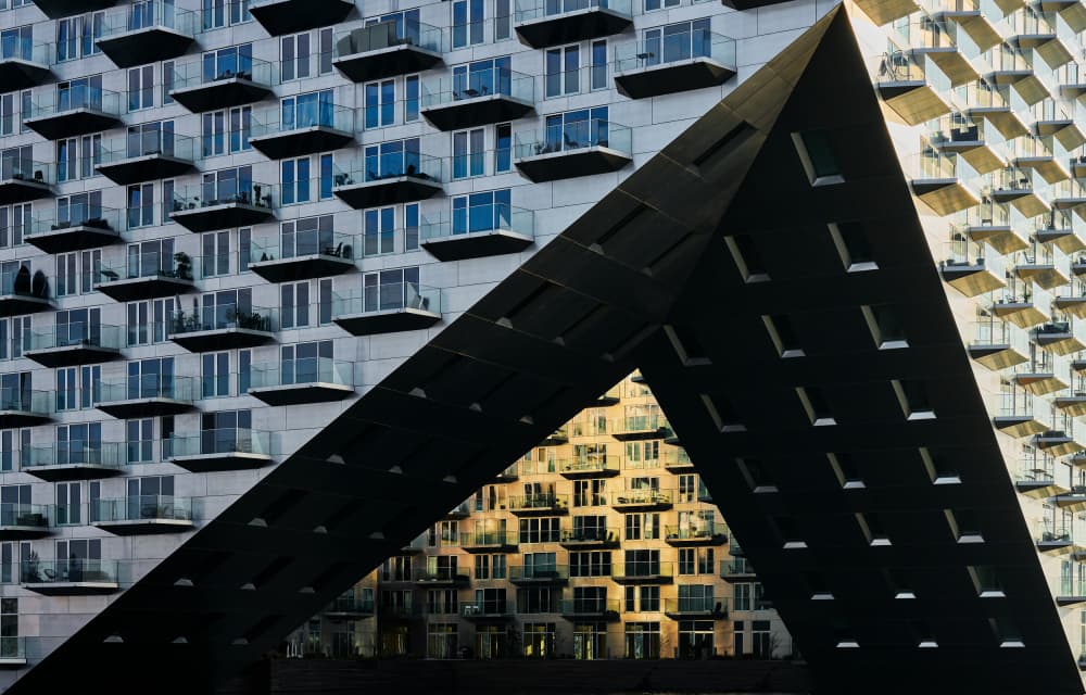 Modern Architectural Angles by Michael Echteld — canvas wall art
