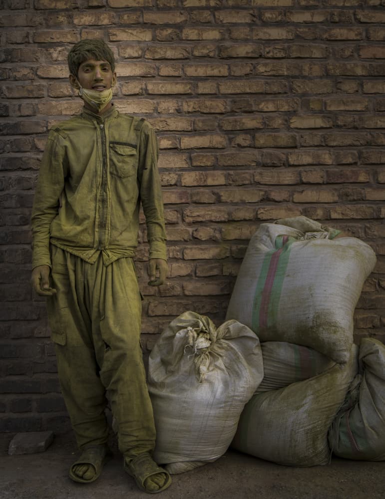 Young Dusty Worker by Abbas Arabzadeh — canvas wall art