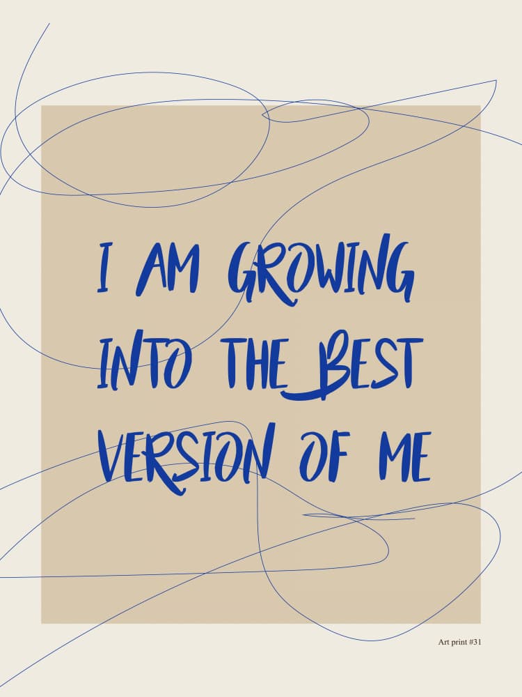 Becoming My Best by Treechild — canvas wall art