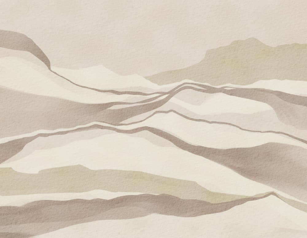 Serene Desert Dunes by Nikita Jariwala — canvas wall art