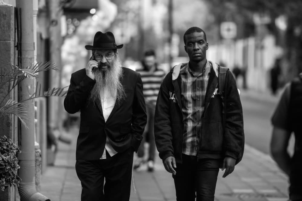 Urban Figures Walking by Rostovskiy Anton — canvas wall art