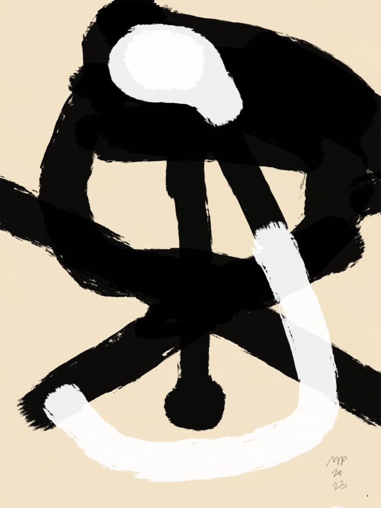 Bold Abstract Strokes by Martino Pietropoli — canvas wall art