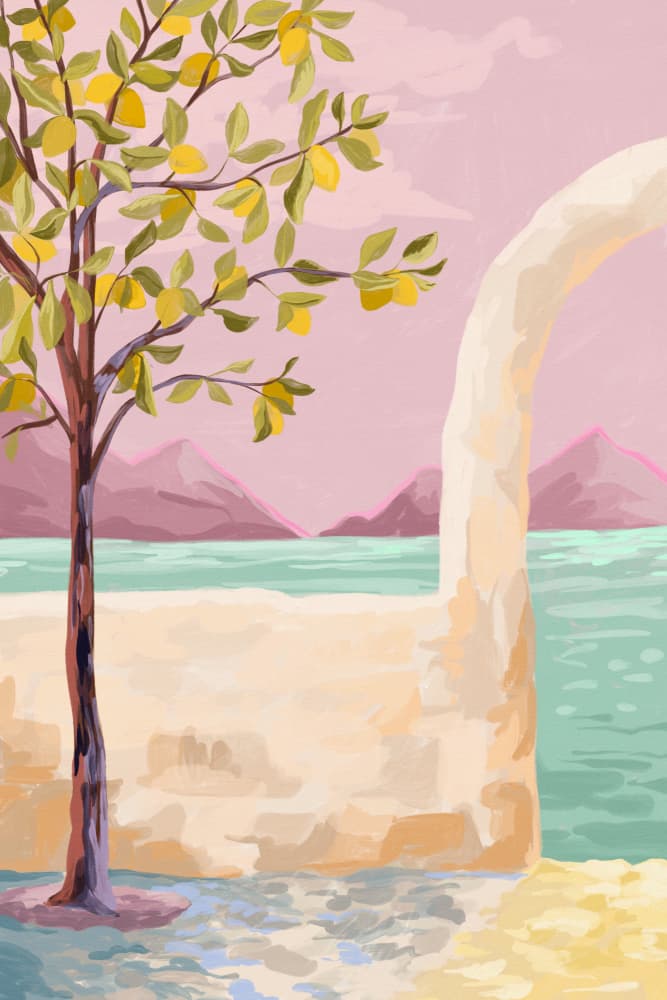Lemontree by Goed Blauw — canvas wall art