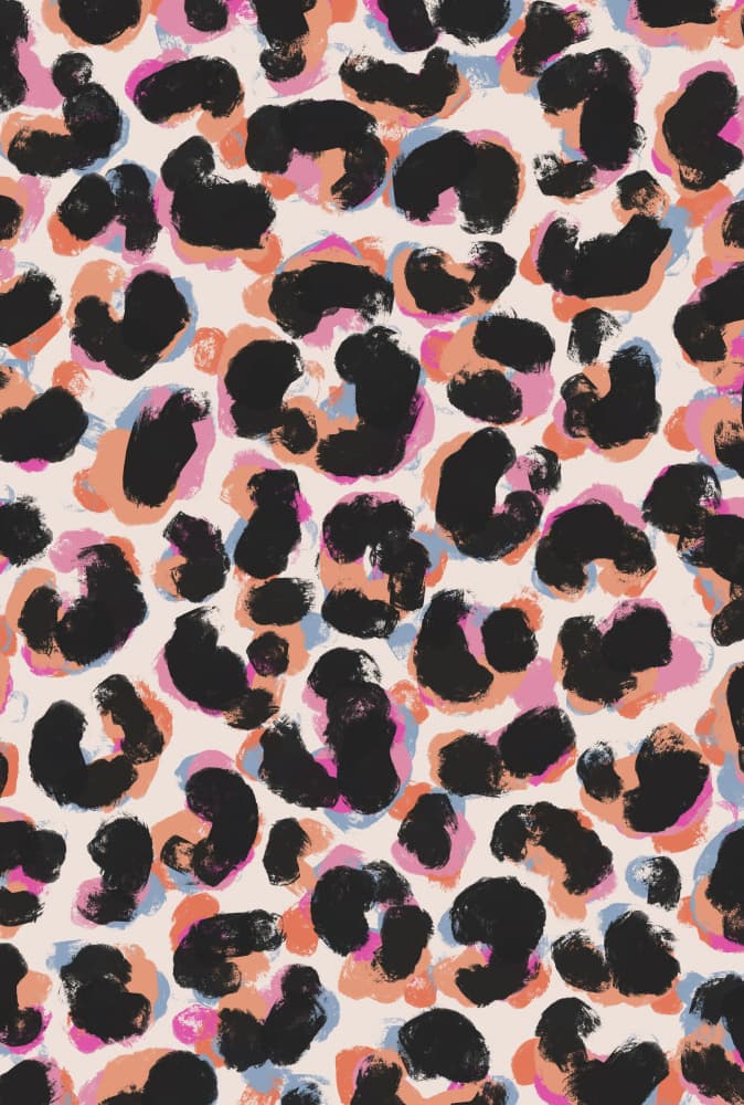 Cheetah Vivid by Treechild — canvas wall art