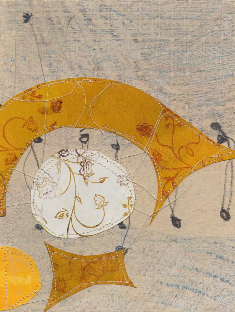 Whimsical Fabric Arch by Susan Smereka — canvas wall art