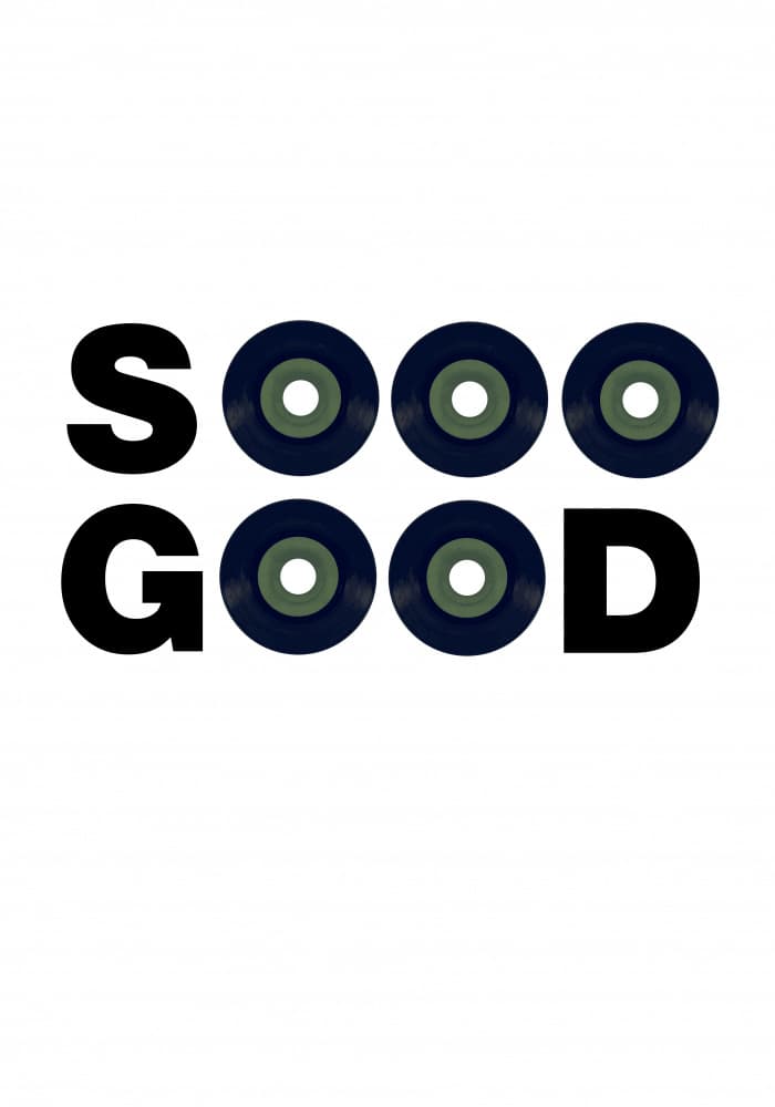 Sooo Good Records by Sarah Manovski — canvas wall art