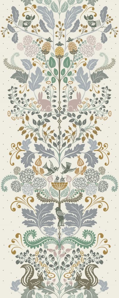 Enchanted Woodland Animals by Annick — canvas wall art