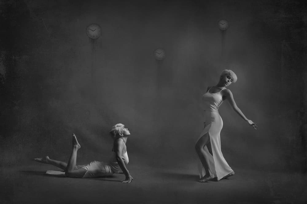 Graceful Time Flow by Moein Hasheminasab — canvas wall art